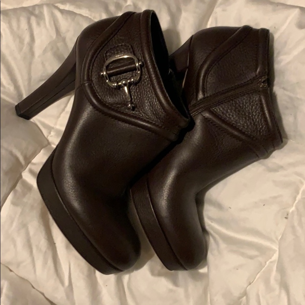Womens Gucci Boots 246922 Cellarius Soft Nero